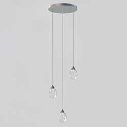 Dewdrop 3-Light LED Pendant