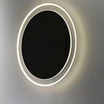 24" Round LED Mirror