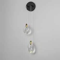 Pebble 2-Light Wall Sconce