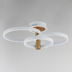 Hoopla 3-Light LED Semi Flush Mount