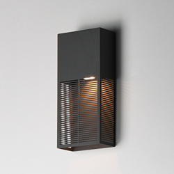 Grate 14" LED Outdoor Wall Sconce