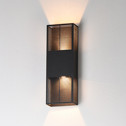 Grate 18" LED Outdoor Wall Sconce