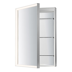 Bevel 24" x 36" Medicine Cabinet LED Mirror-3000K