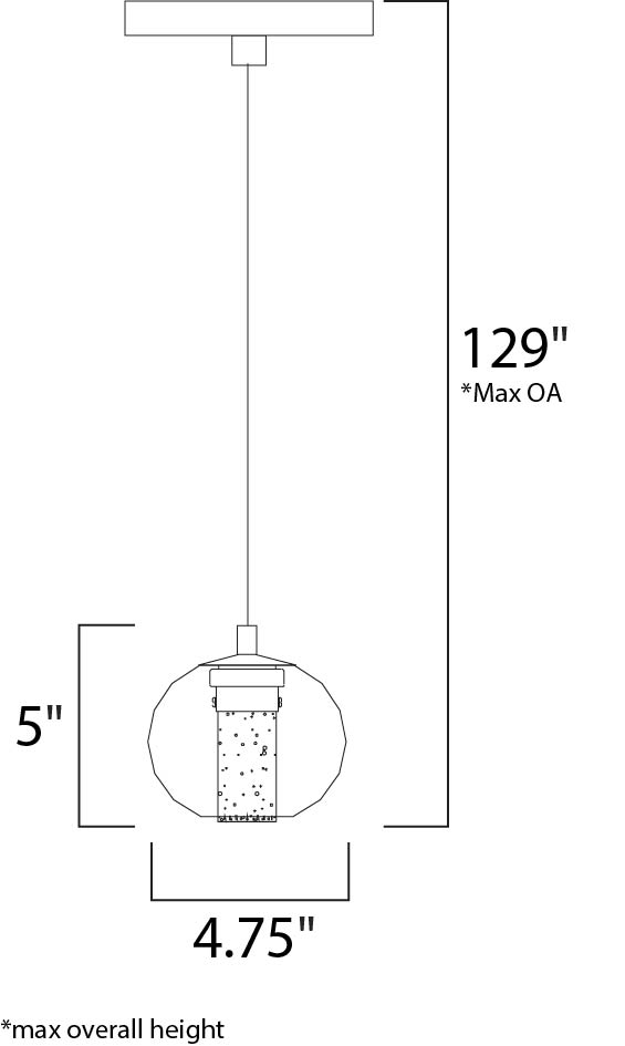 Zing 1-light Rapidjack Pendant And Canopy - Mini Pendant - Maxim Lighting